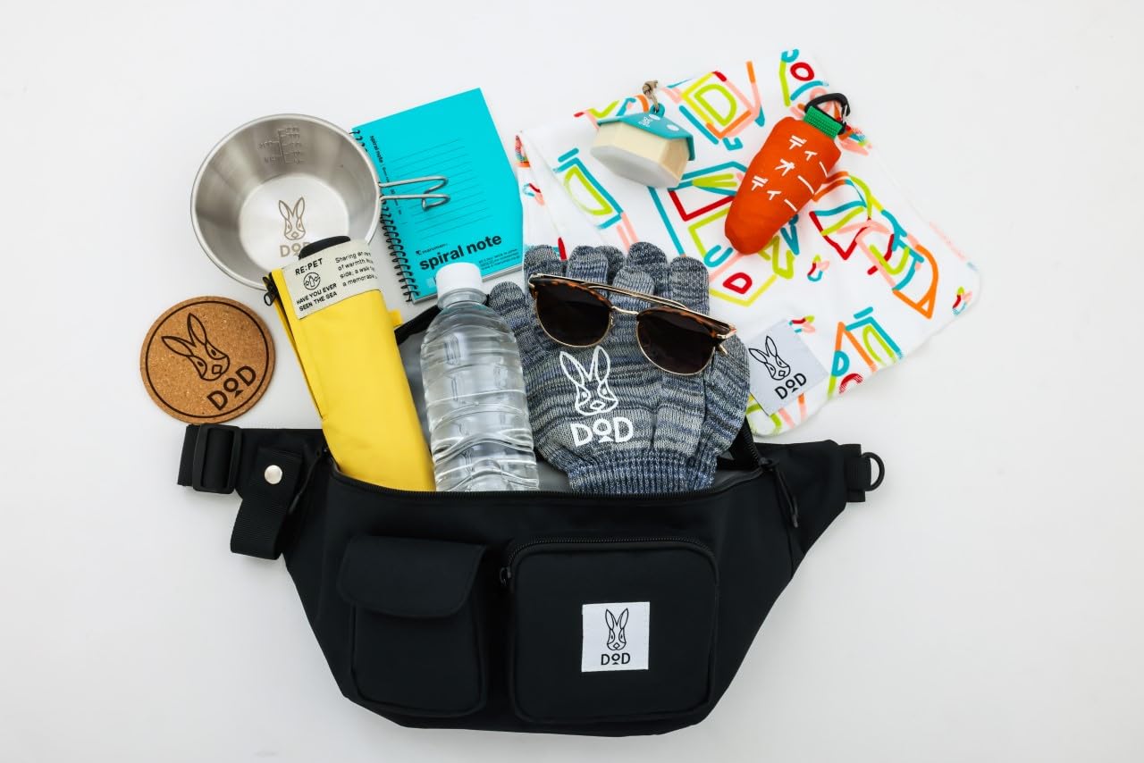 DOD立體口袋多功能收納包 黑色款容量